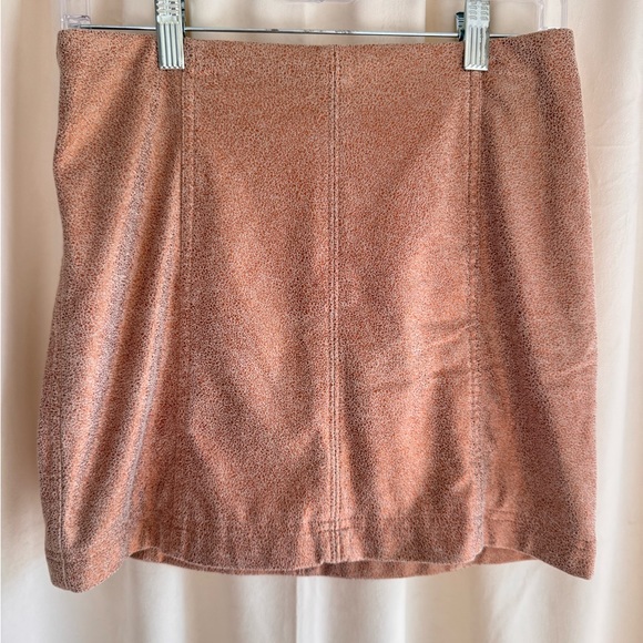 Free People Dresses & Skirts - Free People Textured Tan Mini Skirt